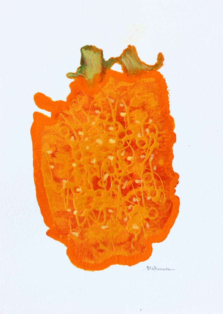 Bright Flattened Pumpkin