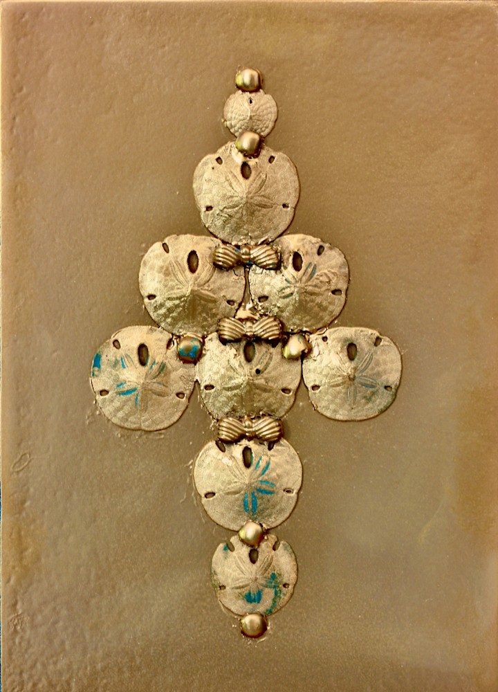 Artful Holiday Trees-Golden Sand Dollar